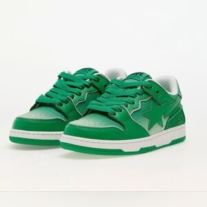 BAPE SK8 Sta #4 Green Size 6 Sneakers New In Box